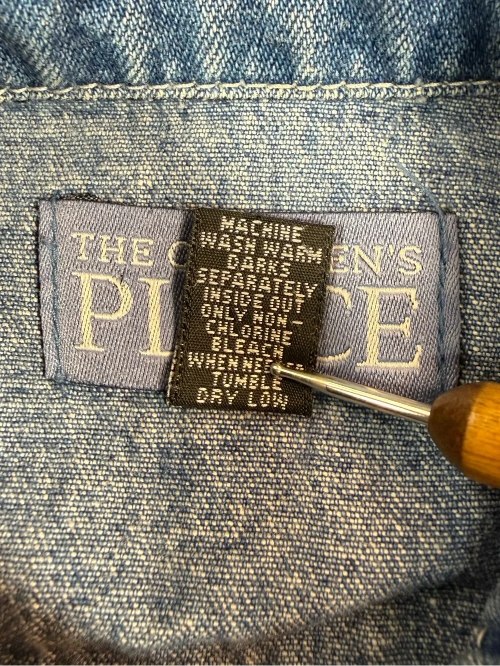 VINTAGE THE CHILDRENS PLACE Y2K Denim Jacket‎ 18m Heart Patch Trucker Coquette
